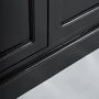 Sideboards - Sideboard in mango wood off black colour in 212x40x92 cm - VICAL