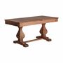 Tables Salle à Manger - Table à manger en bois de manguier couleur marron cassé en 200x100x79 cm - VICAL