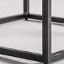 Tables basses - Table basse en bois de récupération couleur marron cassé en 70x70x36 cm - VICAL