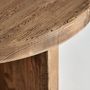 Other tables - Side table in recycled pine wood off brown colour in 60x60x45 cm - VICAL
