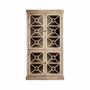 Bibliothèques - Vitrine en bois d'orme couleur marron cassé de 112x41x205 cm - VICAL