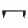 Dining Tables - Dining table in mango wood off black colour in 255x120x79 cm - VICAL