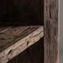 Bookshelves - Bookcase in reclaimed wood off brown colour in 90x40x220 cm - VICAL