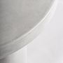 Coffee tables - Coffee table in stoneware off grey colour in 85x85x35 cm - VICAL