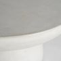 Coffee tables - Coffee table in stoneware off grey colour in 60x60x34 cm - VICAL