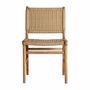 Chairs - Chair in teak wood off brown colour in 49x53x85 cm - VICAL