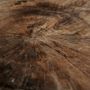 Tables basses - Table basse en bois de suar couleur marron cassé naturel en 60x60x41 cm - VICAL