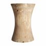 Stools - Stool in suar wood off brown natural colour in 40x40x60 cm - VICAL