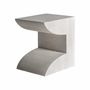 Other tables - Side table in concrete off off white colour in 48x41x55 cm - VICAL