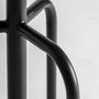 Tabourets - Tabouret en fer couleur noir cassé en 38x38x75 cm - VICAL