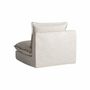Canapés - Module canapé d'angle en polyester couleur blanc cassé en 96x108x94 cm - VICAL