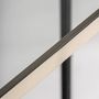 Console table - Console table in iron off black/gold colour in 150x36x82 cm - VICAL