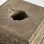Sunshades - Base in concrete off grey colour in 29x29x35 cm - VICAL