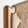 Tabourets - Tabouret en bois de teck couleur marron cassé en 46x49x105 cm - VICAL