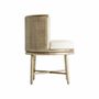 Chaises - Chaise en bois de chêne couleur marron cassé de 60x61x78 cm - VICAL