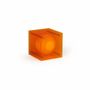 Table lamps - LOP lamp small square in orange acrylic - BANG