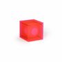 Desk lamps - LOP lamp small square in electric pink acrylic - BANG