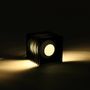 Lampes de bureau  - Lampe LOP petite carrée en acrylique gris foncé - BANG