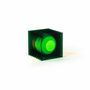 Desk lamps - LOP lamp small square in green acrylic - BANG