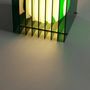 Desk lamps - LOP lamp small square in green acrylic - BANG