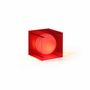 Lampes de bureau - Lampe LOP petite carrée en acrylique rouge - BANG
