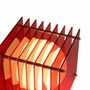 Lampes de bureau - Lampe LOP petite carrée en acrylique rouge - BANG