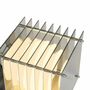 Lampes de bureau - Lampe LOP petite carrée en acier inoxydable poli miroir - BANG