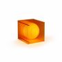Desk lamps - LOP lamp big square in orange acrylic - BANG