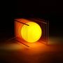 Desk lamps - LOP lamp big square in orange acrylic - BANG
