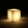 Desk lamps - LOP lamp big square in milky acrylic - BANG