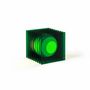 Desk lamps - LOP lamp big square in green acrylic - BANG