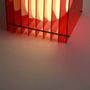 Desk lamps - LOP lamp big square in red acrylic - BANG