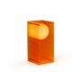 Lampes de bureau  - Lampe LOP petit rectangle en acrylique orange - BANG