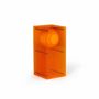Lampes de bureau  - Lampe LOP petit rectangle en acrylique orange - BANG