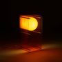 Lampes de bureau  - Lampe LOP petit rectangle en acrylique orange - BANG
