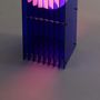 Lampes de bureau  - Lampe LOP petit rectangle en acrylique bleu - BANG