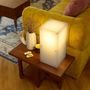 Desk lamps - LOP lamp small rectangle in milky acrylic - BANG