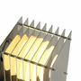 Desk lamps - LOP lamp small rectangle in mirror polished stainless steel - BANG