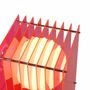 Lampes de bureau  - Lampe LOP grand rectangle en acrylique rose électrique - BANG