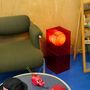 Desk lamps - LOP lamp big rectangle in red acrylic - BANG