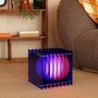 Desk lamps - LOP lamp big square in blue acrylic - BANG