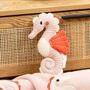 Peluches - Peluche - Hippocampe Rose - Coton Bio - POMME