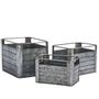 Baskets - Square galvanized boxes - MADAM STOLTZ