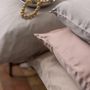 Linge de lit - Taie d'oreiller Ashley Vert de gris 65x65 cm - MAISON VIVARAISE - SDE VIVARAISE WINKLER