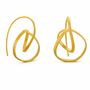 Jewelry - MEDIUM GOLDEN EARRINGS EMBOLIC - JOIDART