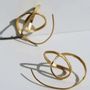 Jewelry - MEDIUM GOLDEN EARRINGS EMBOLIC - JOIDART