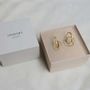 Jewelry - MEDIUM GOLDEN EARRINGS EMBOLIC - JOIDART