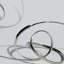 Jewelry - LARGE EMBOLIC SILVER EARRINGS - JOIDART