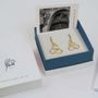 Bijoux - BOUCLES D'OREILLES LONGUES DORÉES GAUDÍ JEWELRY PALAU GÜELL - JOIDART