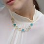 Jewelry - GOLDEN NECKLACE GAUDÍ JEWELRY BLUES - JOIDART